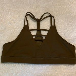 ZYIA Olive Grid Bra